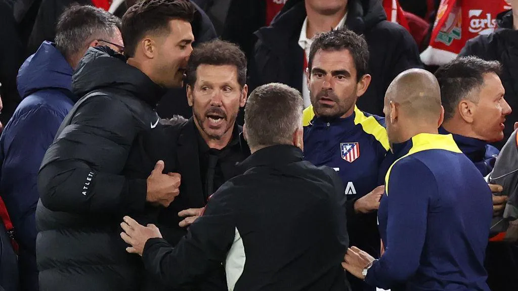 Atletico's Coach Voices Apology After Clash with Anfield Spectators